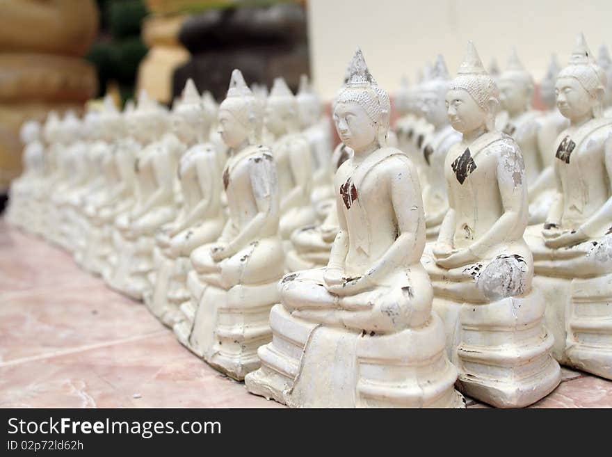 White Mini Buddha for Vow.