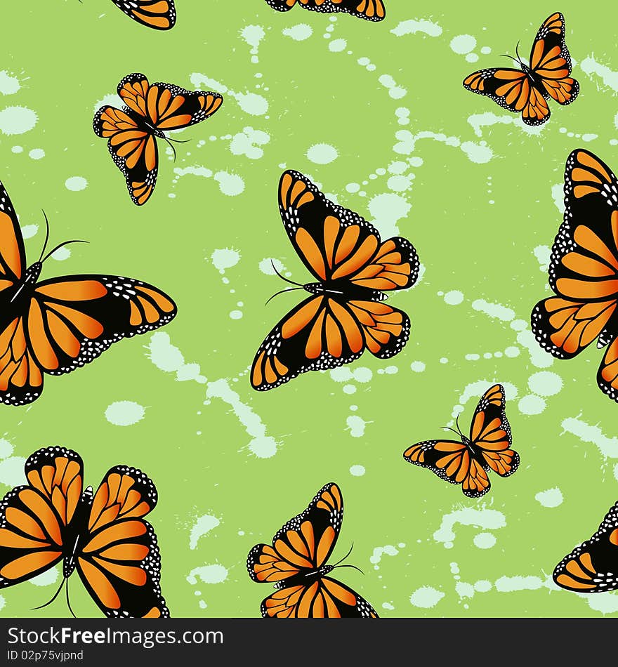 Butterfly seamless wallpapers