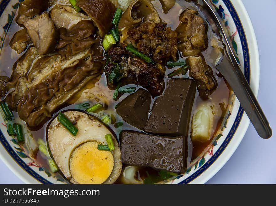 Thai food in name paste of rice flour