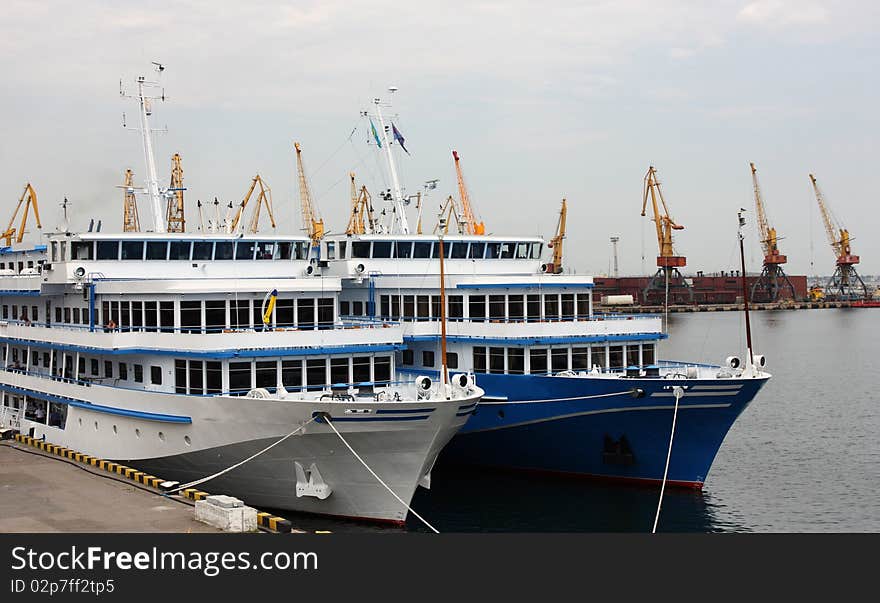 Stern Of Cruise Ships