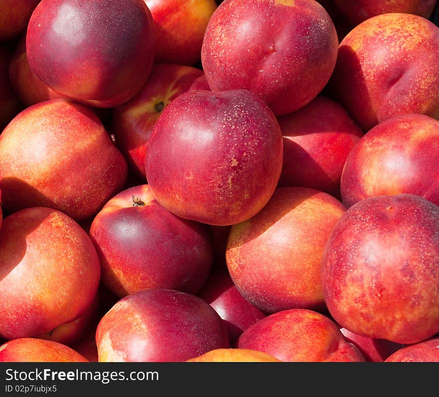 Ripe, Juicy Peach Red