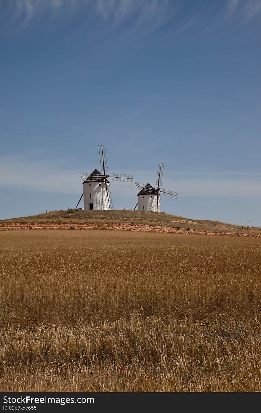 Windmills in Spain