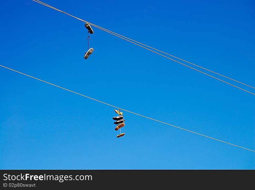 Shoes On Wire