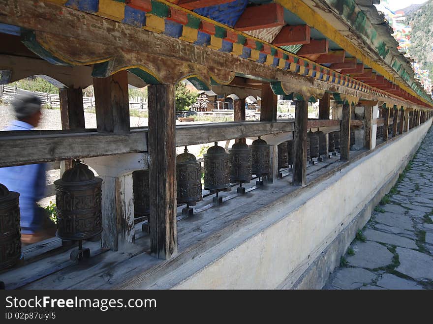 Nepali Prayer wheels