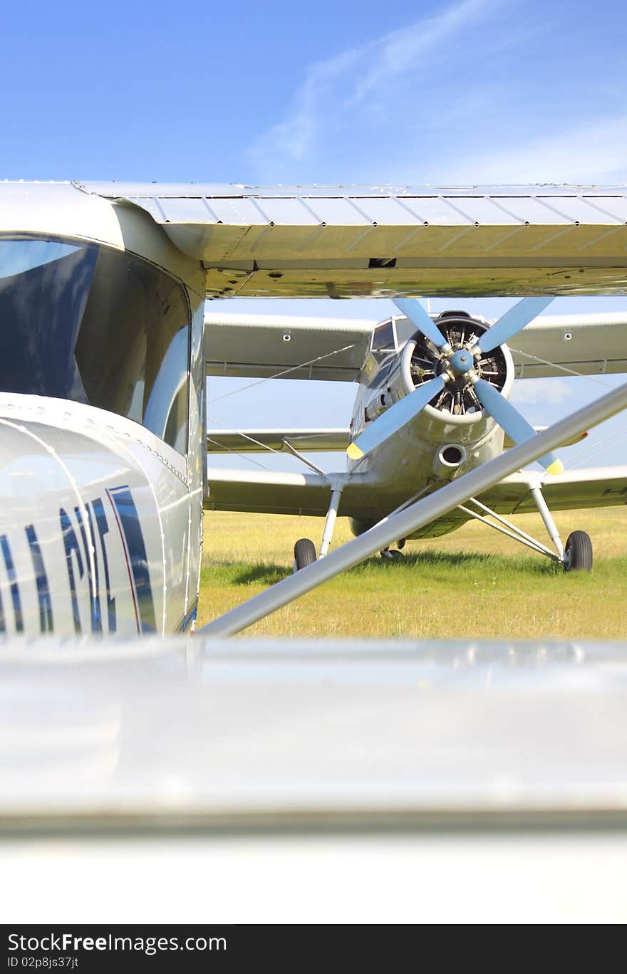 Legendary, soviet made one engine biplane, constructed in 1947, still in use today. Legendary, soviet made one engine biplane, constructed in 1947, still in use today.