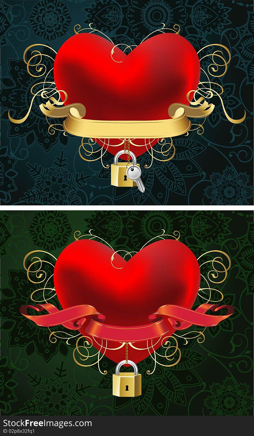 Background with heart. Valentine's day card.