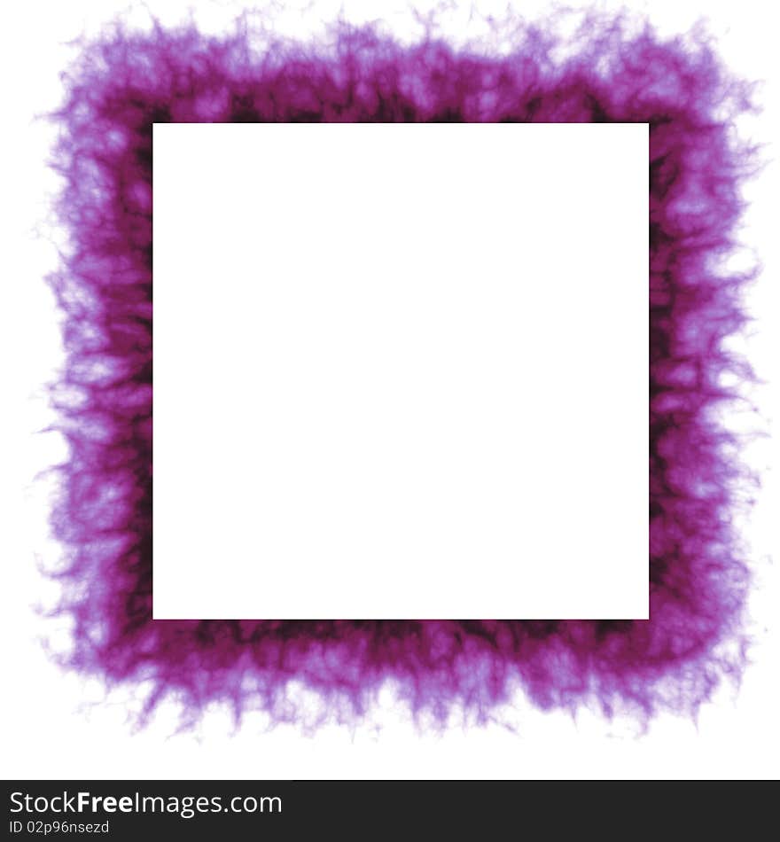 Violet abstract frame background