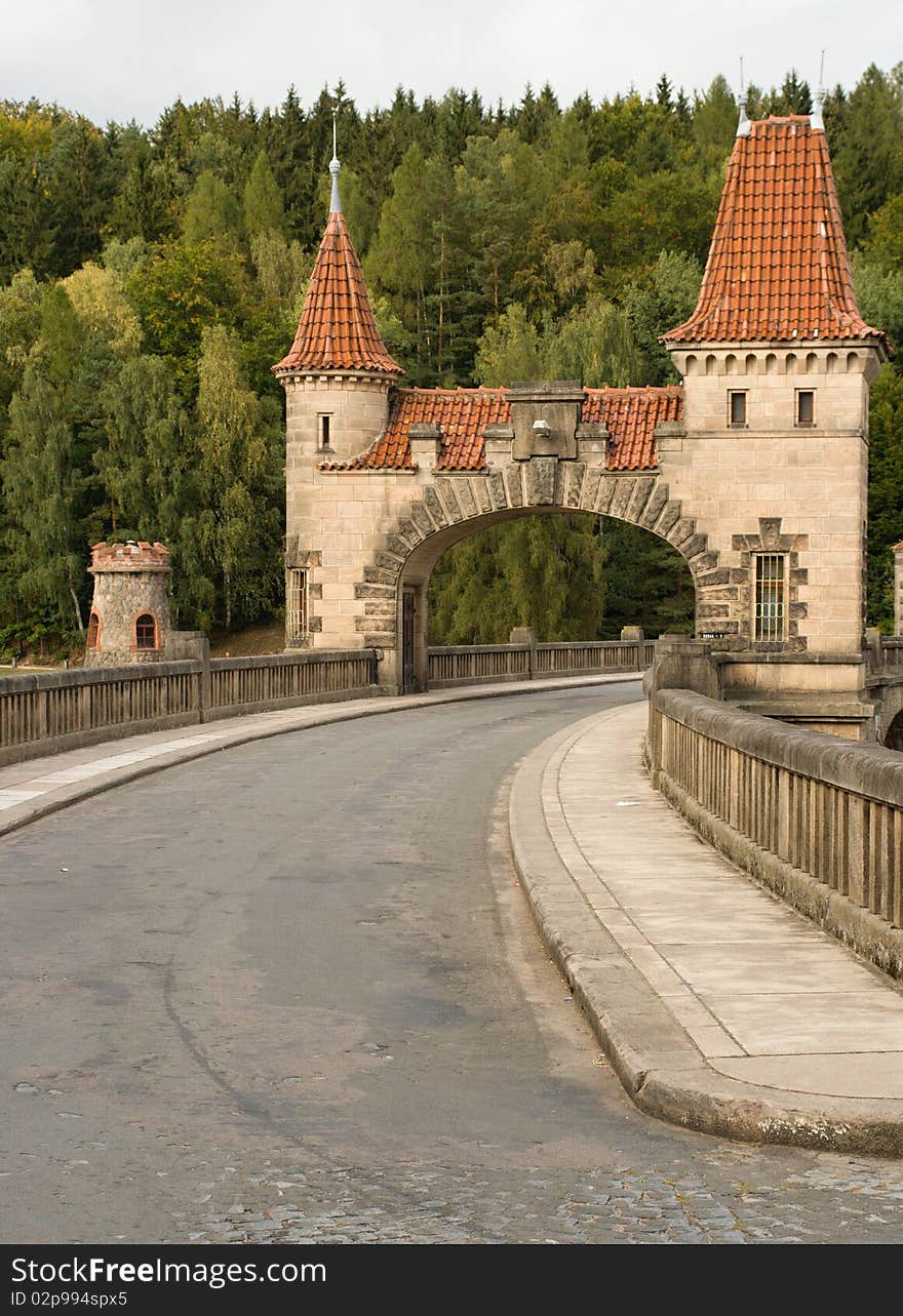 Tesnovska dam in the Czech republic