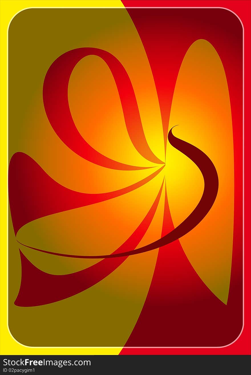 Yellow-red brightly abstract background. Yellow-red brightly abstract background.