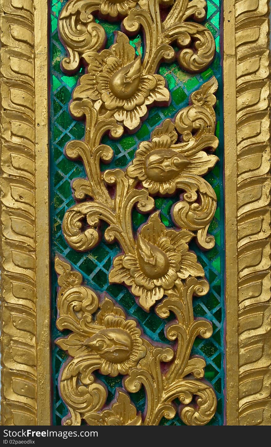 Details of thai traditional style