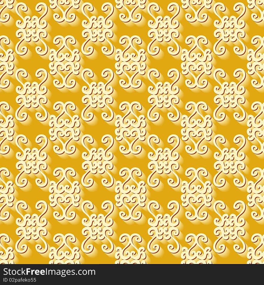 Seamless ornament pattern