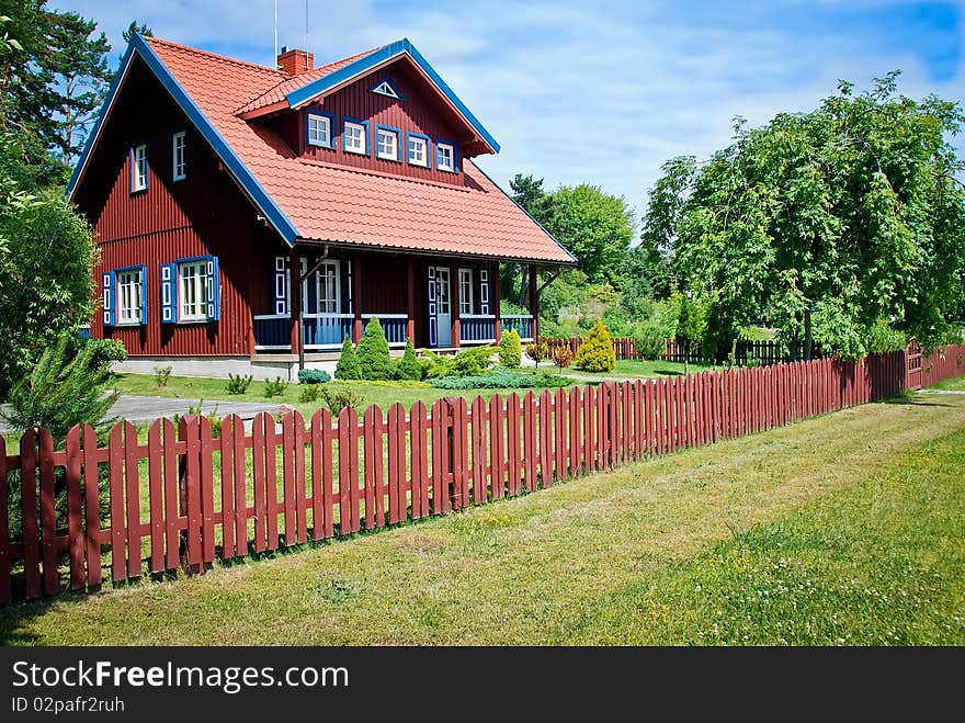 Wooden house