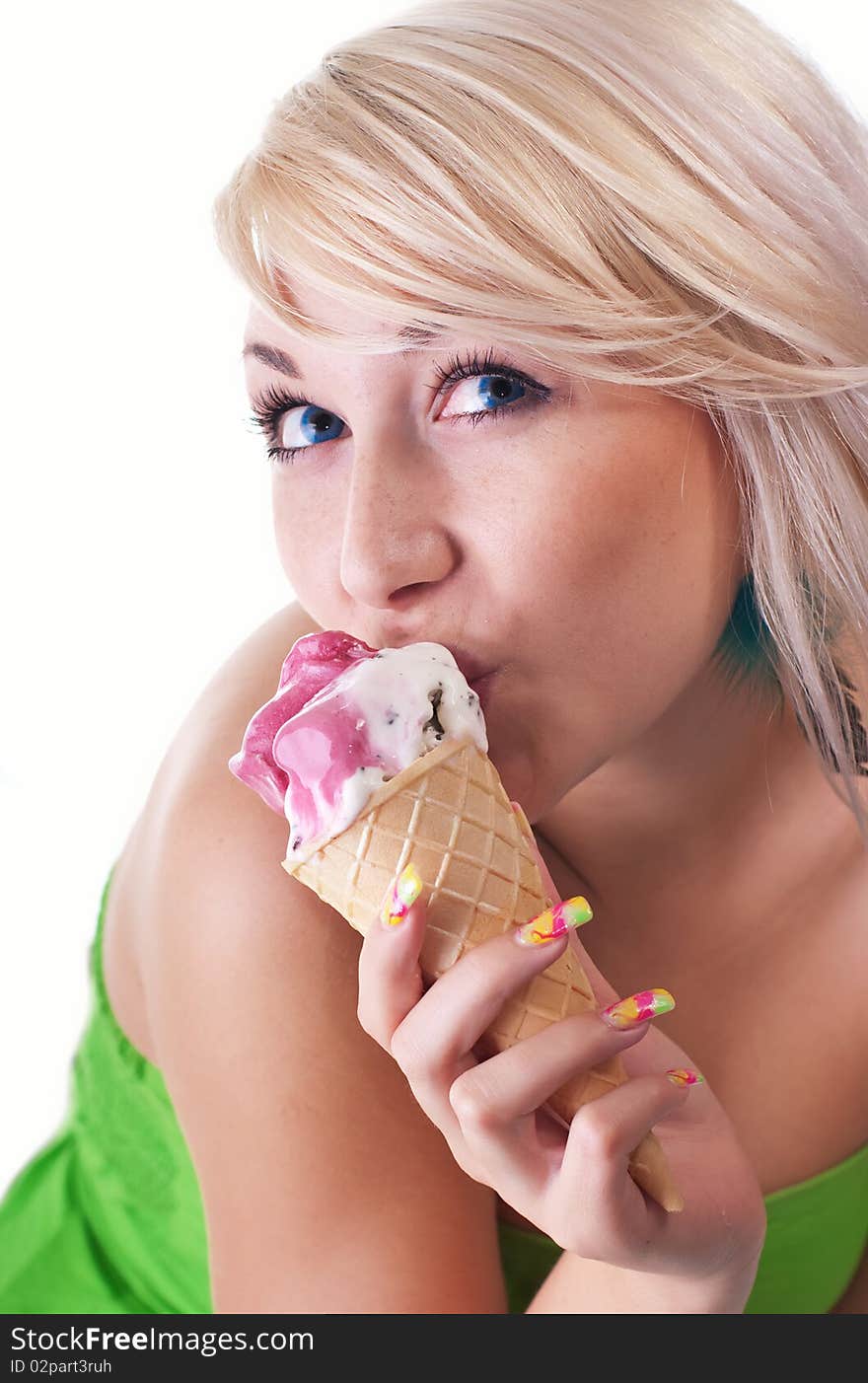 Women with ice-cream