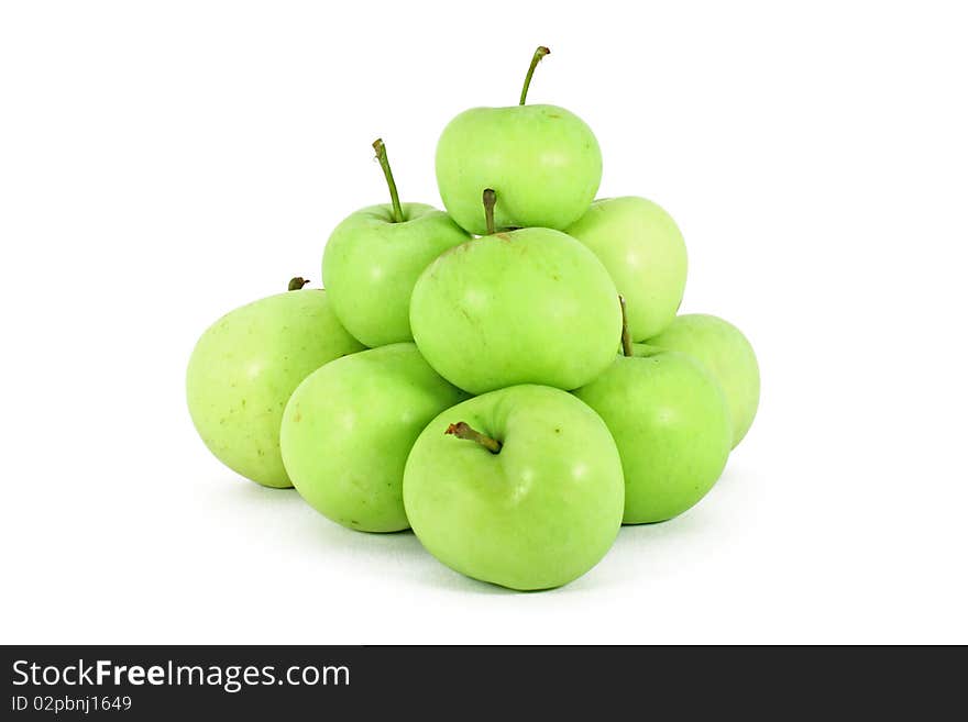 Green Ecological Grown Apple