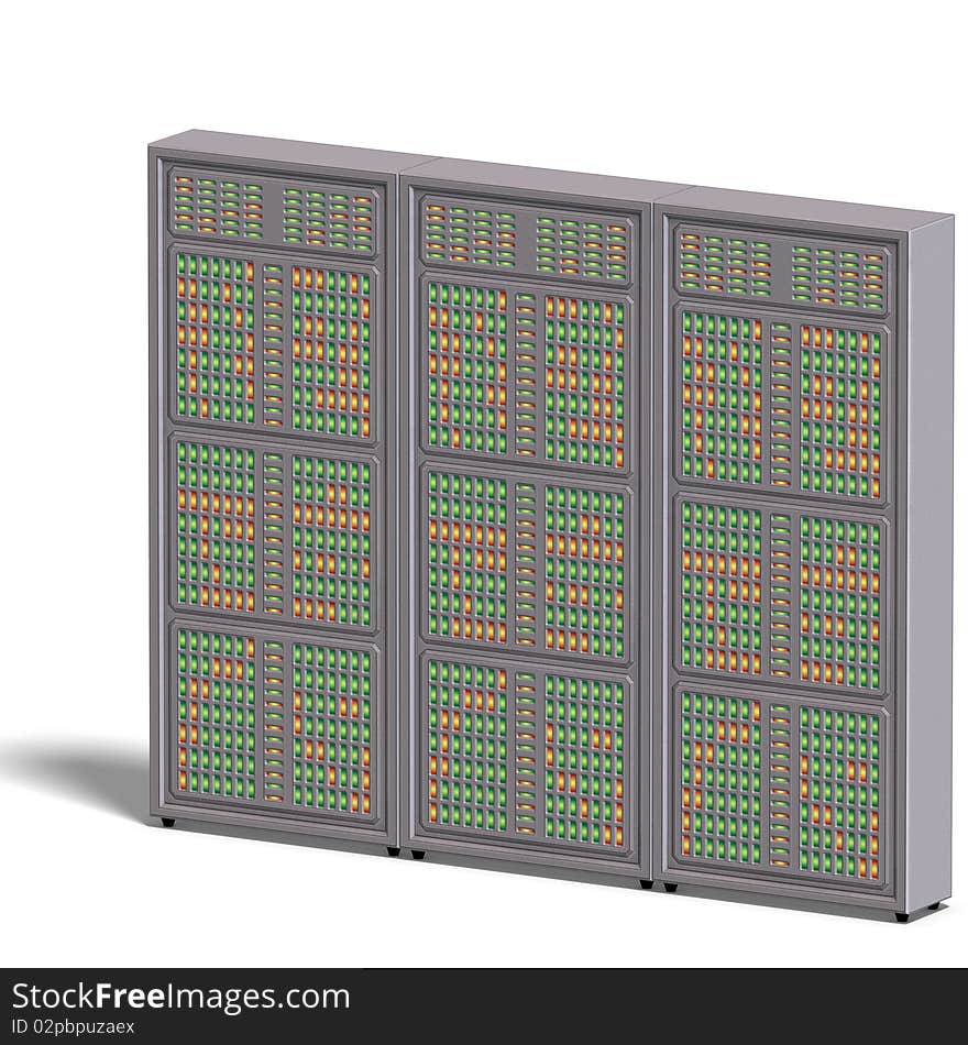 A historic science fiction computer or mainframe