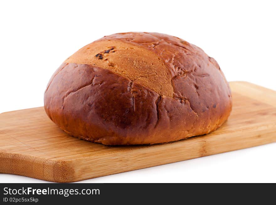 Bread on a white background. Bread on a white background.