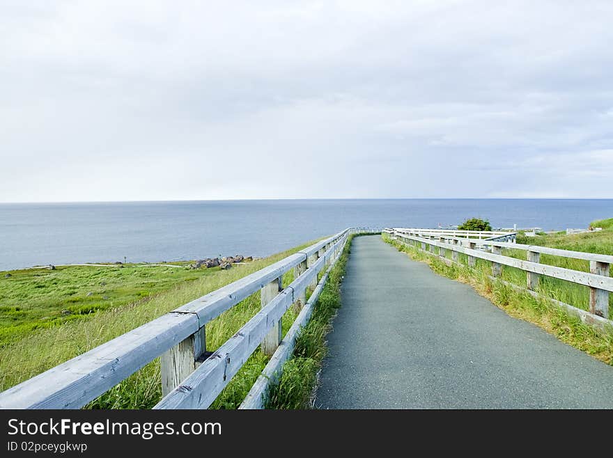 Foot Path at Cape Spear Newfoundland