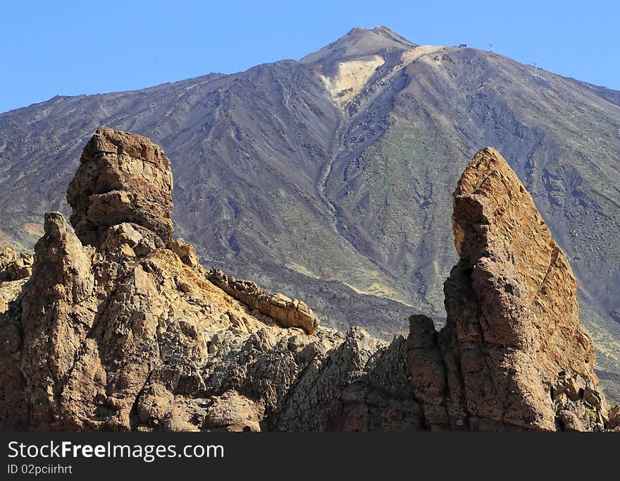 Teide, the highest hill of Spain