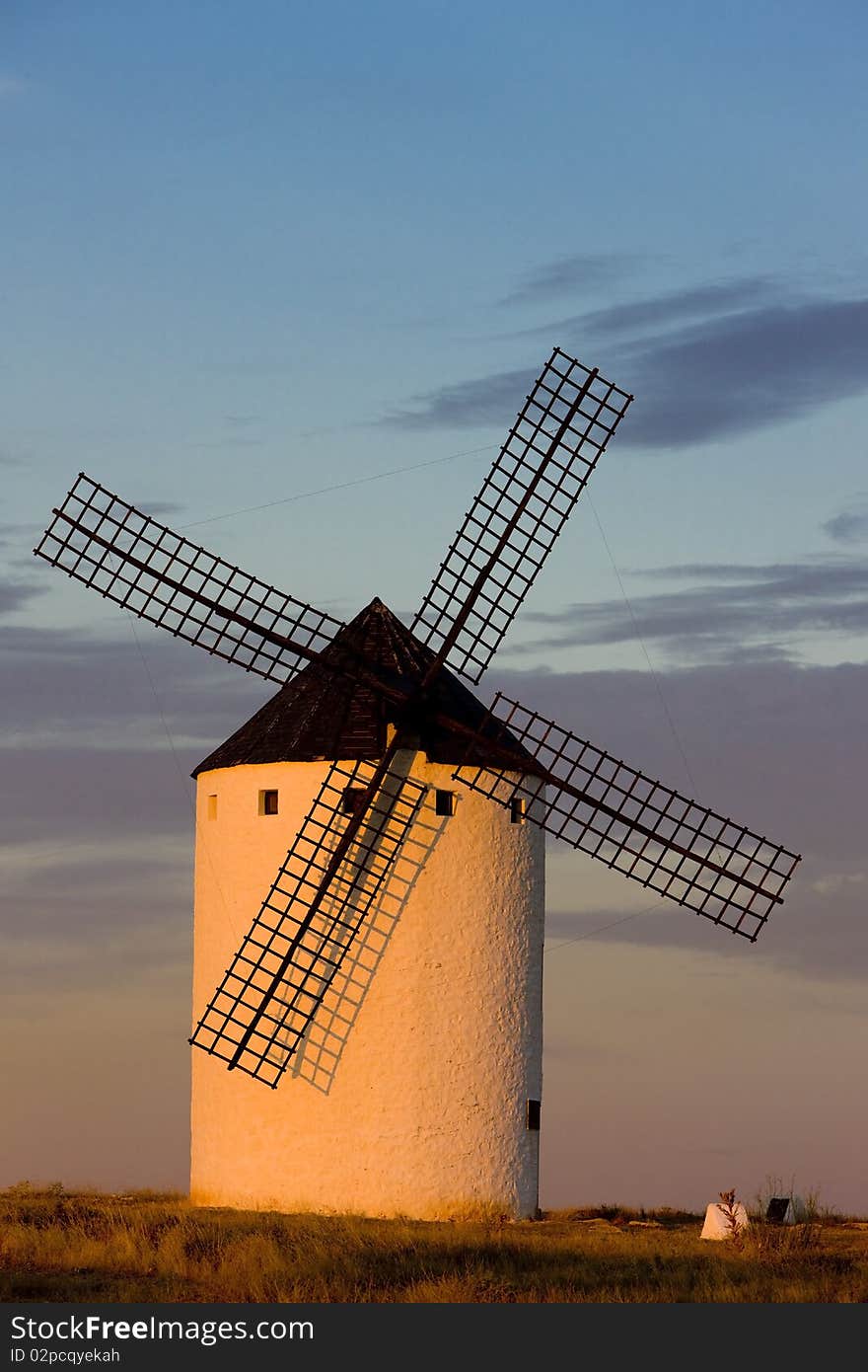 Windmill at Campo de Criptana, Castile-La Mancha, Spain. Windmill at Campo de Criptana, Castile-La Mancha, Spain