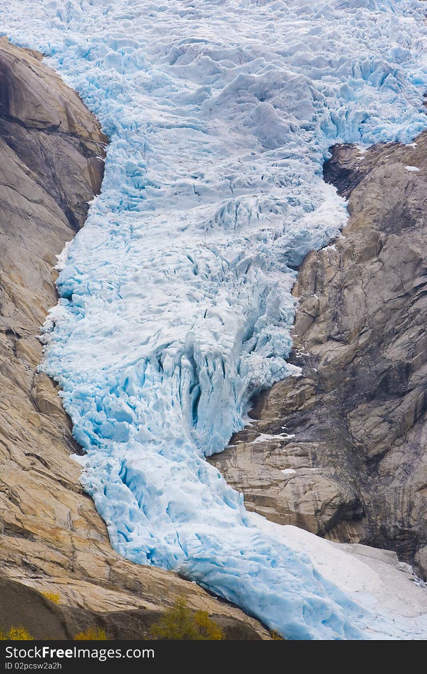 Melkevollbreen Glacier