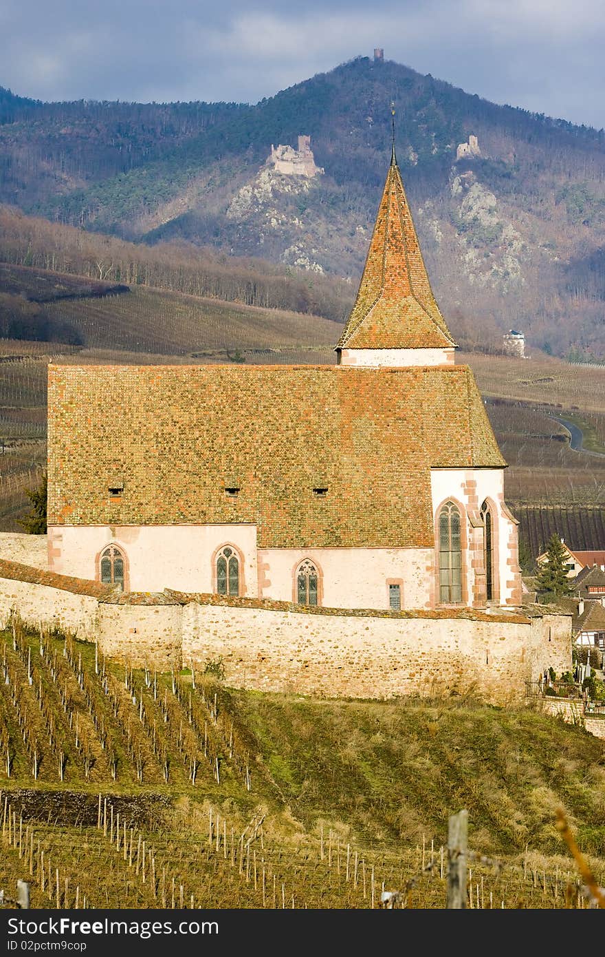 Church of Hunawihr, Alsace, France