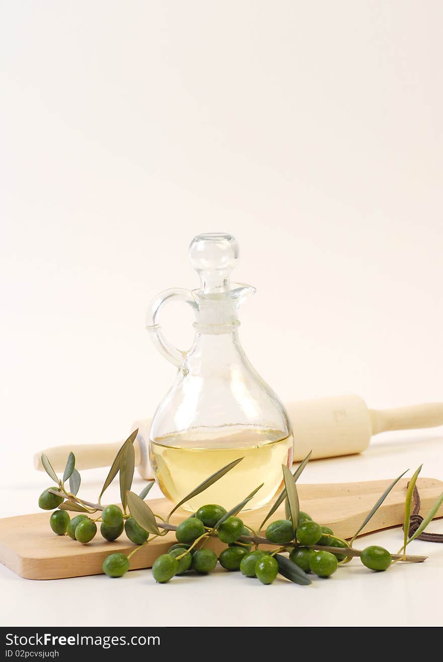 Olive oil bottle