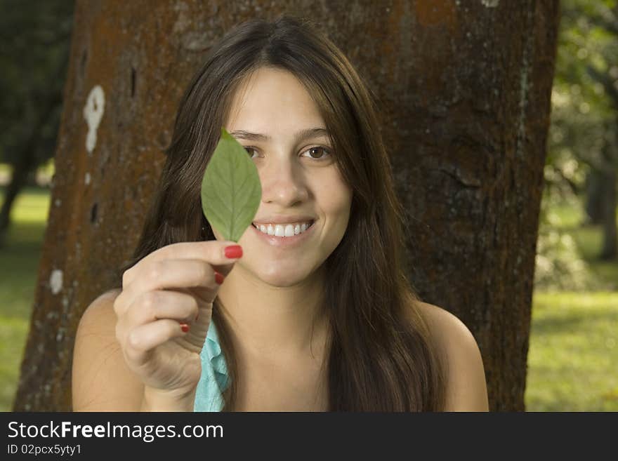 Girl With Tree Sheet