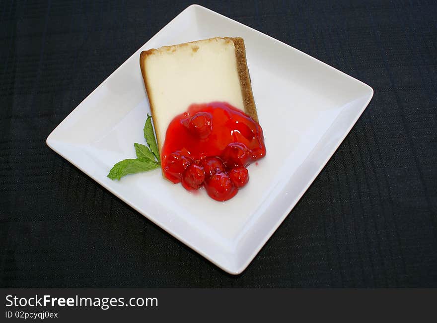 Cheesecake with Cherries