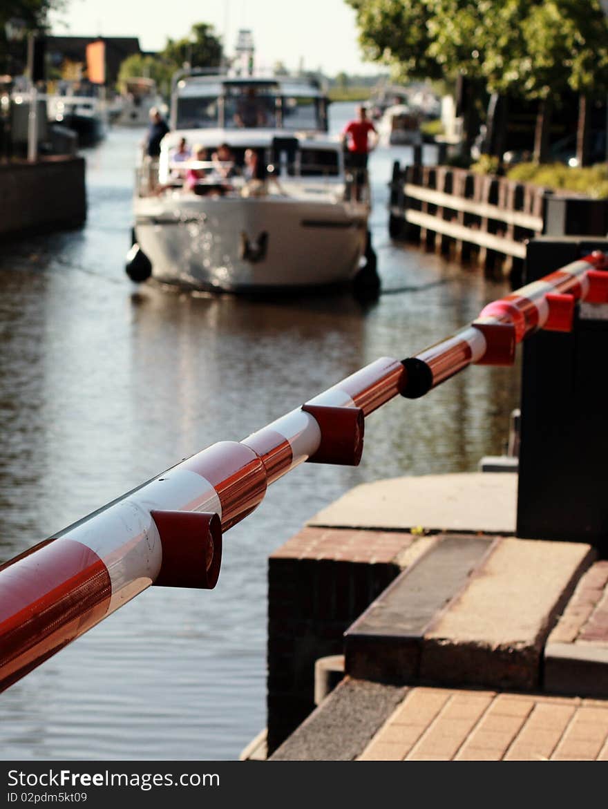 boat on a canal