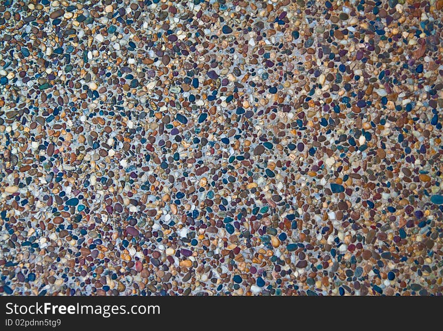 Small colorful stones in Thailand. Small colorful stones in Thailand