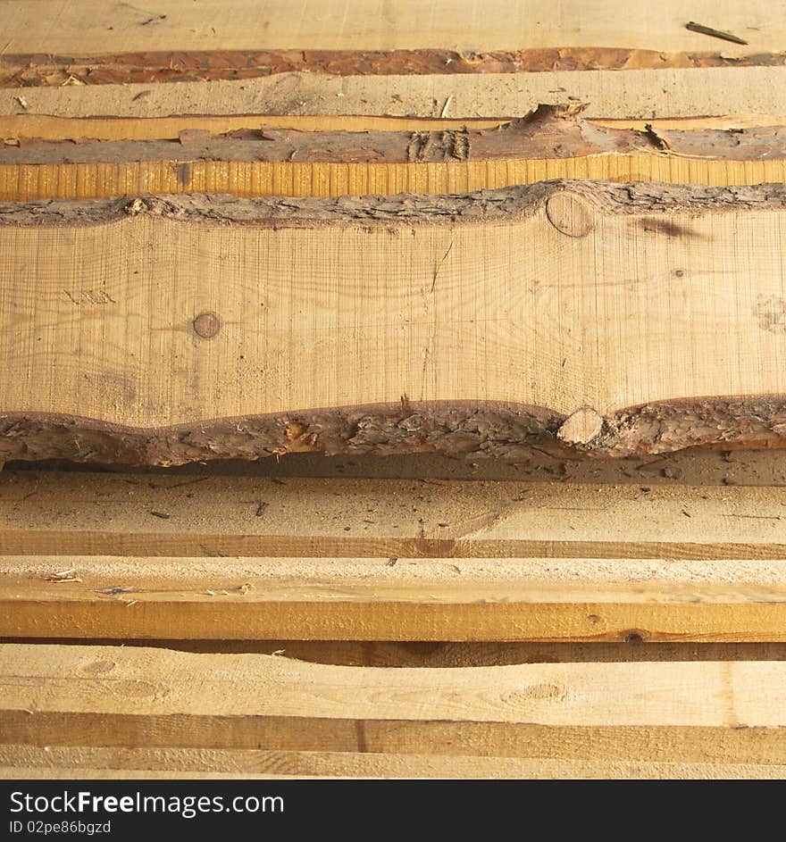 Stack of new wooden boards for new products. Stack of new wooden boards for new products