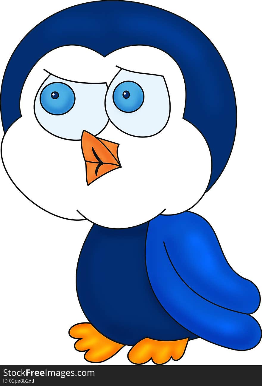 Blue penguin