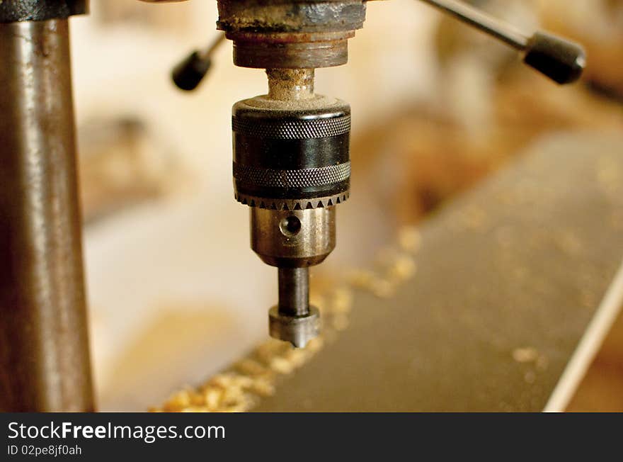 Workshop of a cabinetmaker - working with wood. Workshop of a cabinetmaker - working with wood