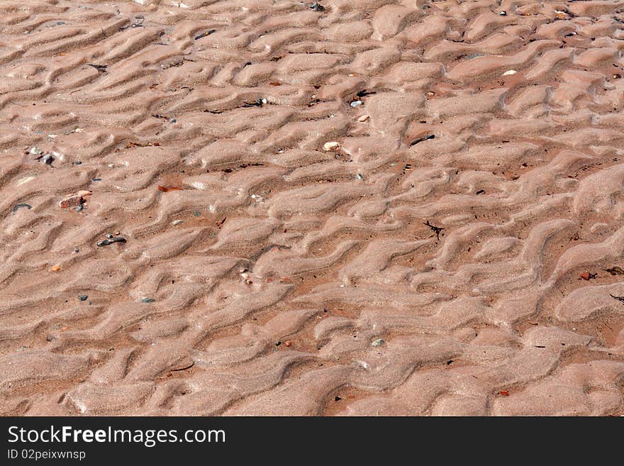 Background from sea sand