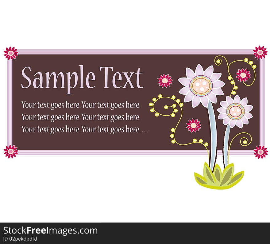 Floral Card Design