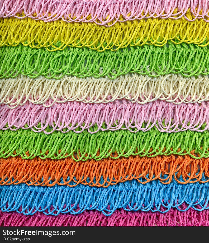 Abstract textile multi-colored symmetrical loops. Abstract textile multi-colored symmetrical loops