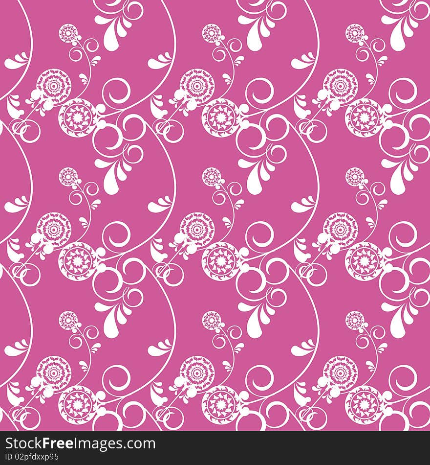 Seamless Abstract Floral pattern