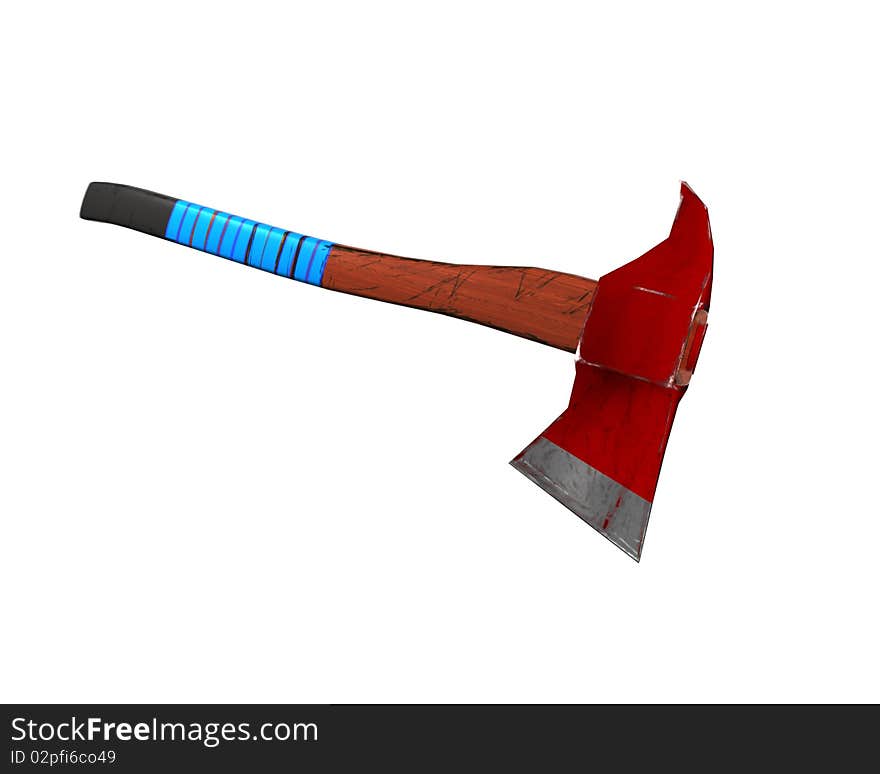 Red fireaxe