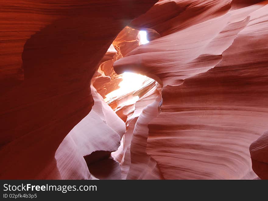 Eagle sculpture in Lower Antelope Canyon