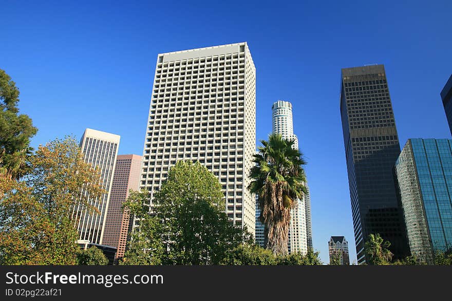 Los Angeles City Skyline