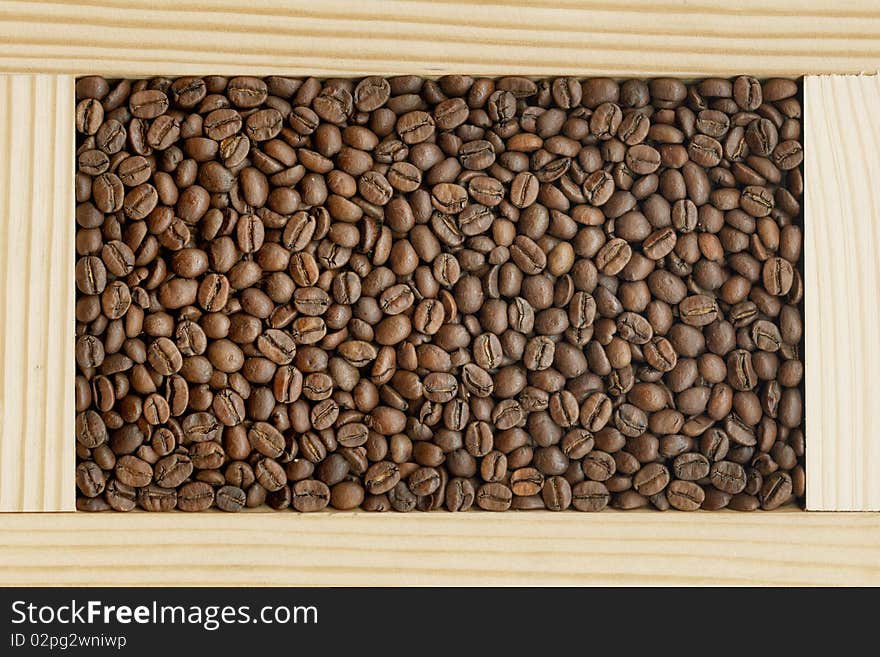 Coffee beans background