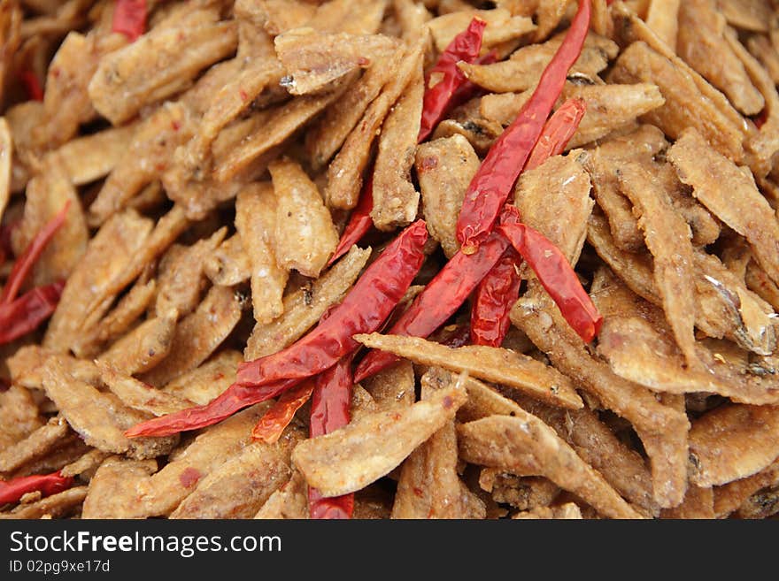 Spicy Dried Anchovies