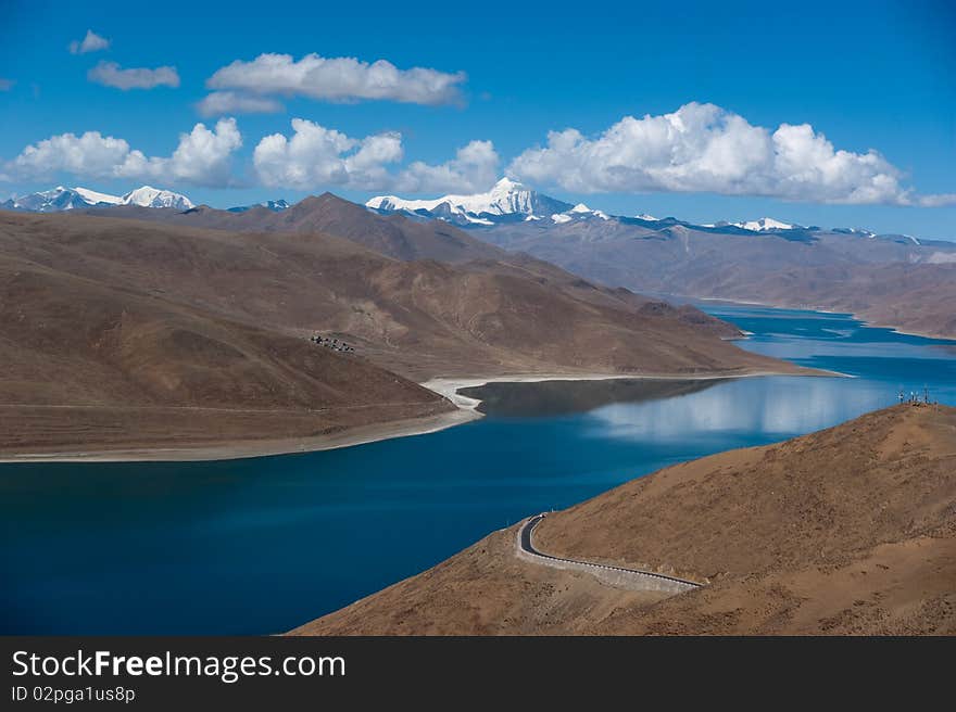 Lake in tibet, China