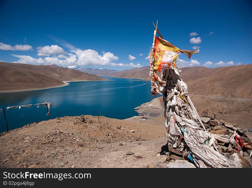 Lake In Tibet, China