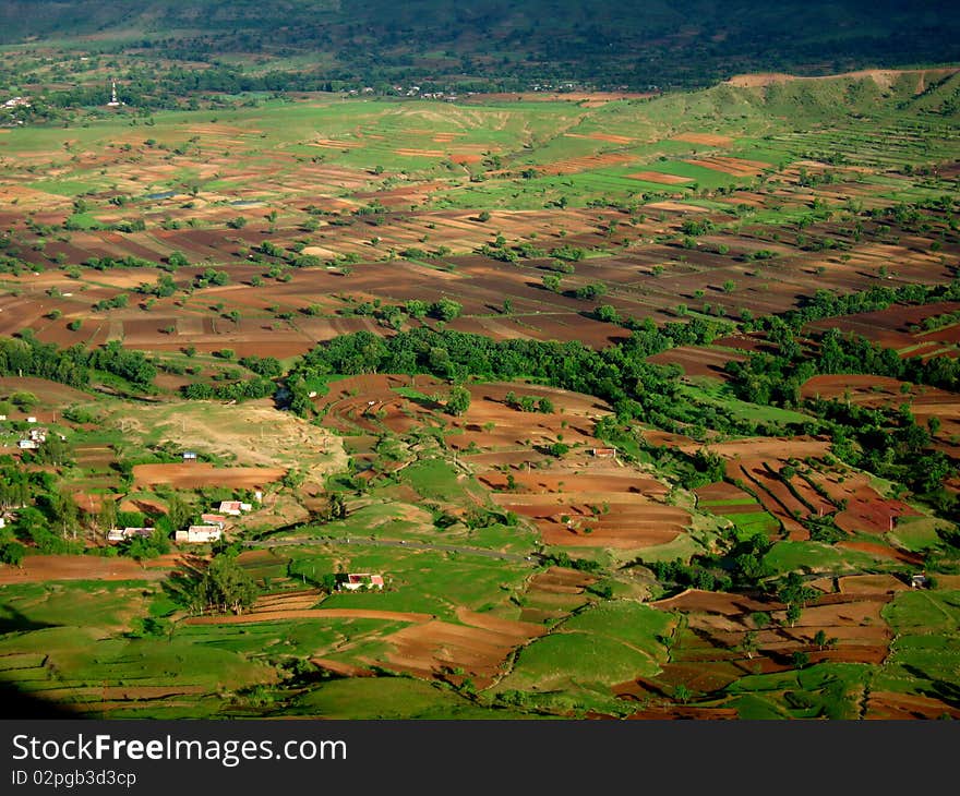 Portrait of an Indian land