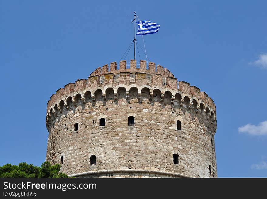 The White Tower of Thessaloniki is a monument and museum on the waterfront of the city of Thessaloniki, capital of the region of Macedonia in northern Greece. The White Tower of Thessaloniki is a monument and museum on the waterfront of the city of Thessaloniki, capital of the region of Macedonia in northern Greece.