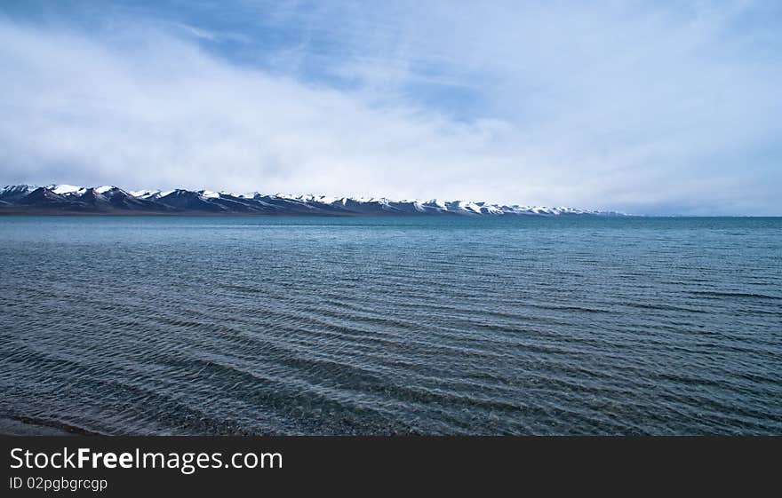 Namtso lake - highest salty lake in the world