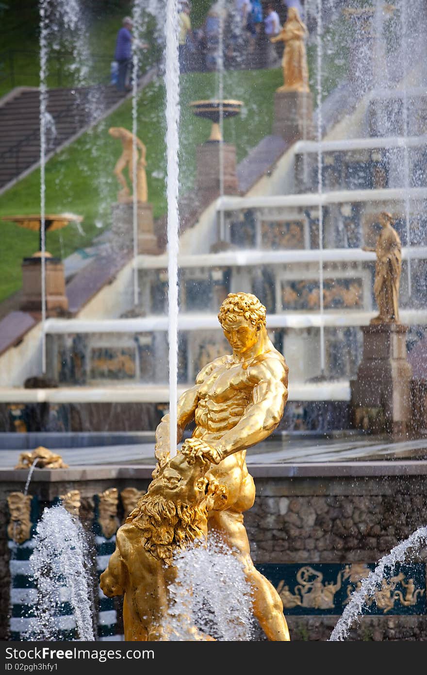 Fountains of Petergof, Saint Petersburg, Russia