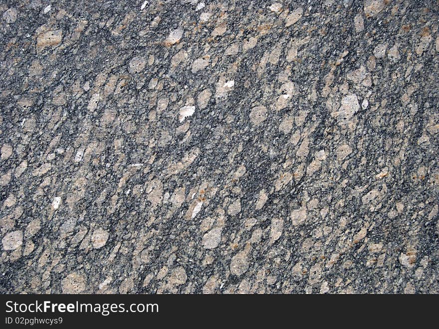 Granite texture from stone block Photo taken on: 01.07.2010