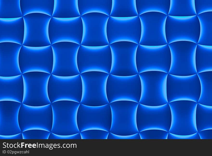 Blue Light Pillows Background